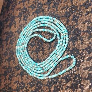 Turquoise Beaded Necklace D